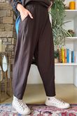 Bengaline Carrot Leg Trouser Coffee Bean